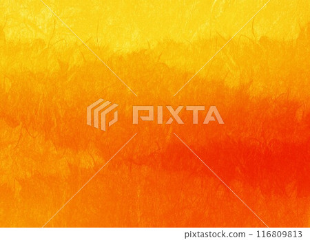 Washi paper, Unryu paper, orange gradation 116809813