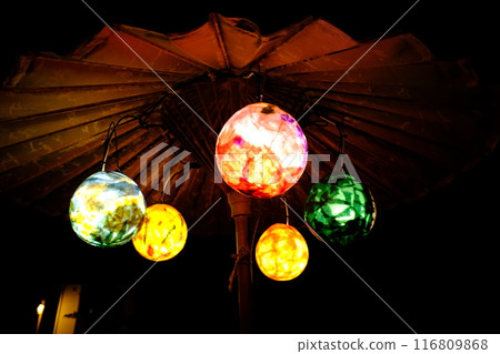 Illumination of Misasa Shrine 116809868