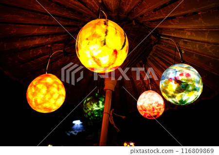 Illumination of Misasa Shrine 116809869