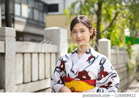 Yukata young lady Yukata young lady 116809912