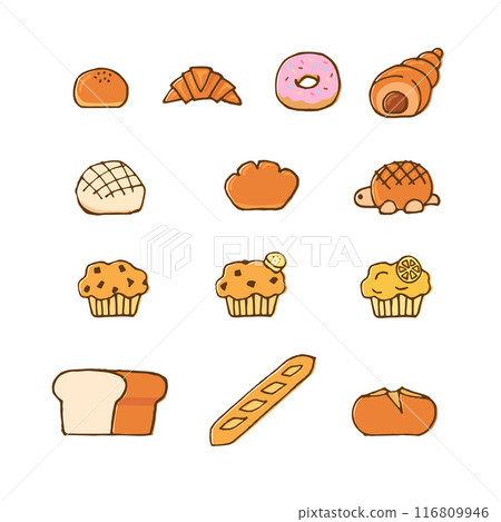 Bread illustration 116809946