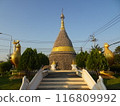 Wat Chedi Hoi made from oyster shells, Ayutthaya, Thailand 116809992