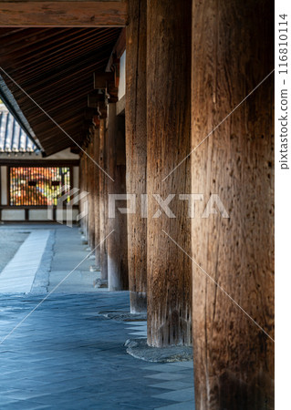 【奈良縣】法隆寺的迴廊，感受歷史的厚重 116810114