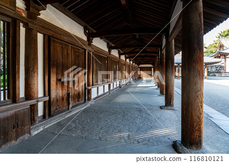 [Nara Prefecture] The corridors of Horyuji Temple, where you can feel the depth of history 116810121