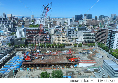 高層公寓建築工地 高層公寓建築工地 116810788