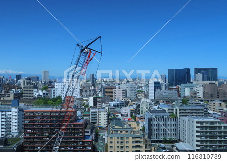 高層公寓建築工地 高層公寓建築工地 116810789