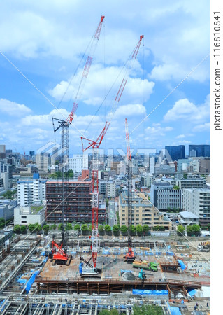 高層公寓建築工地 高層公寓建築工地 116810841