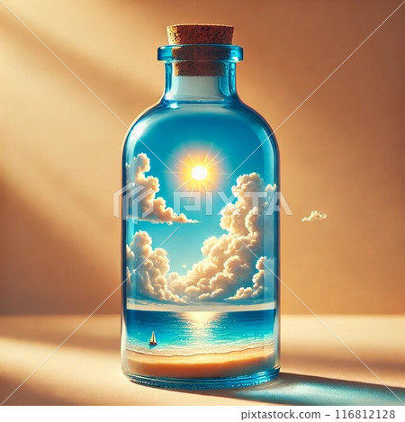 瓶子裡的夏日天空 116812128