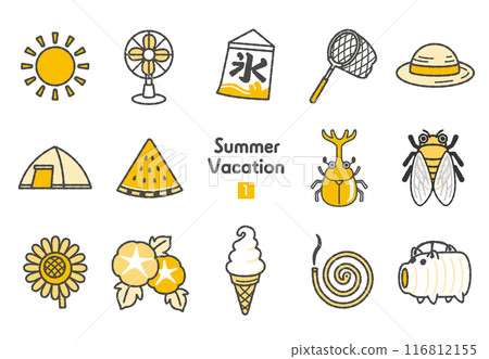Icon Collection Summer Vacation 01 116812155