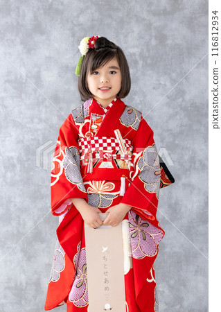 和服的漂亮女孩 和服的漂亮女孩 116812934