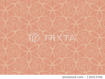 Brown flower pattern decoration wallpaper background Brown flower pattern decoration wallpaper background 116813388