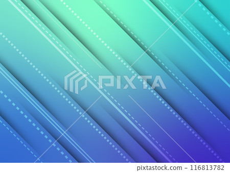 Green line blue gradient pattern art background 116813782