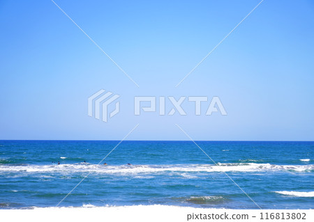 藍色海和藍天 116813802