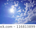 sun and shining clouds 116813899