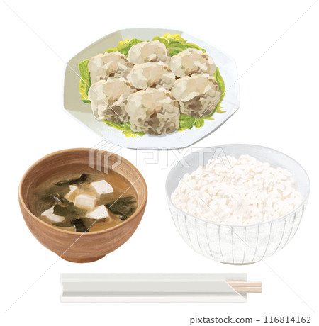 肉燒麥套餐 116814162