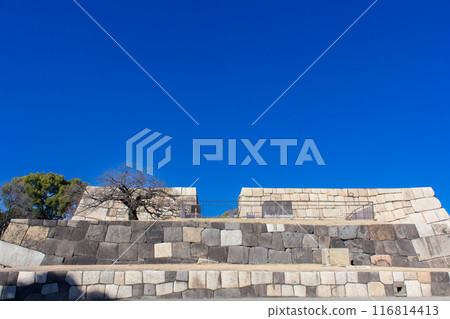Image of the stone wall of the Imperial Palace Image of the stone wall of the Imperial Palace 116814413