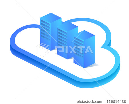 Cloud, database illustration Cloud, database illustration 116814488