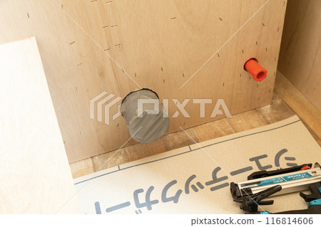 Interior construction: Toilet piping Interior construction: Toilet piping 116814606