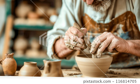 工藝品製作-傳統陶藝手工 工藝品製作-傳統陶藝手工 116814705