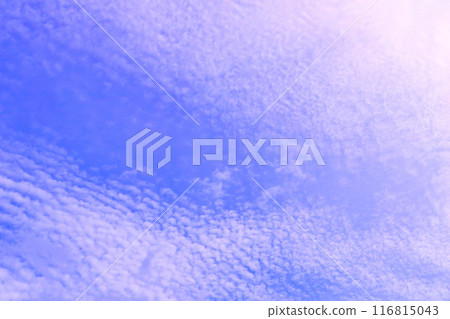Blue sky and white clouds background material 116815043
