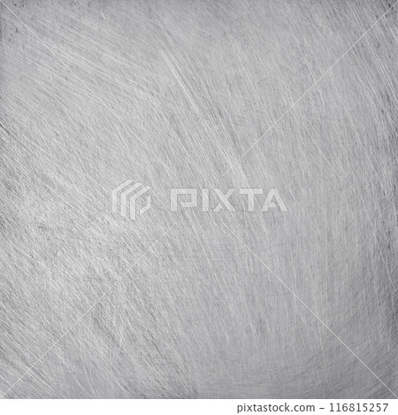 aluminium metal texture background, scratches on polished stainless steel. 116815257