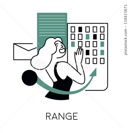 Vector illustration of a woman 116815671