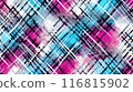 Colorful checked texture 116815902