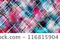 Colorful checked texture 116815904