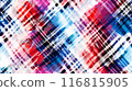 Colorful checked texture 116815905