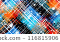 Colorful checked texture 116815906