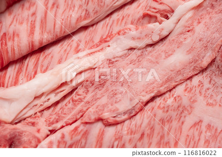 Image of domestically produced frozen Wagyu beef Image of domestically produced frozen Wagyu beef 116816022