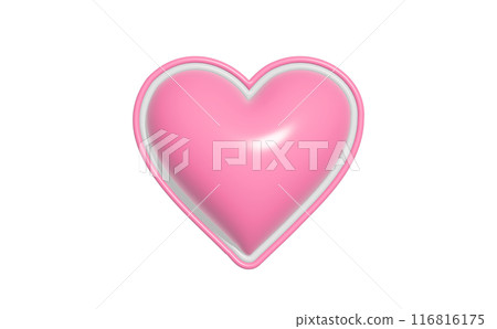 Cute 3D plump hearts can also be used for decoration Cute 3D plump hearts can also be used for decoration 116816175
