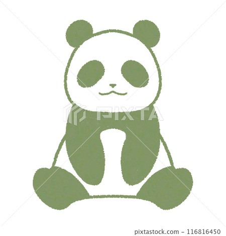坐熊貓(綠色) 坐熊貓(綠色) 116816450