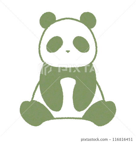 坐熊貓(綠色) 坐熊貓(綠色) 116816451