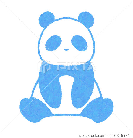 坐熊貓（藍色） 116816585