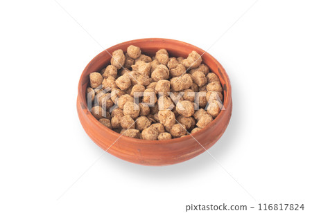 Textured vegetable protein, also known as textured soy protein, soy meat, or soya chunks is a defatted soy flour product, a by-product of extracting soybean oil. Textured vegetable protein, also known as textured soy protein, soy meat, or soya chunks is a defatted soy flour product, a by-product of extracting soybean oil. 116817824