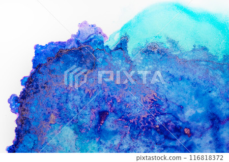 水彩風格的背景材料 116818372