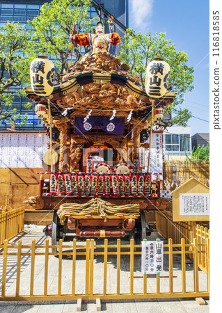 Tokyo Hachioji Festival Shimo District Yokoyamacho Float Doll "Raryo-o" Float One of the Kanto region's leading float festivals 116818585