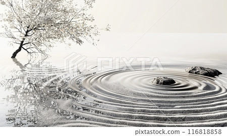 Realistic water ripples 116818858