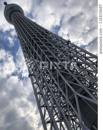 Look up at the Sky Tree 116819087