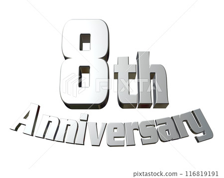 3DCG角色「8th Anniversary/8週年」銀、銀 116819191