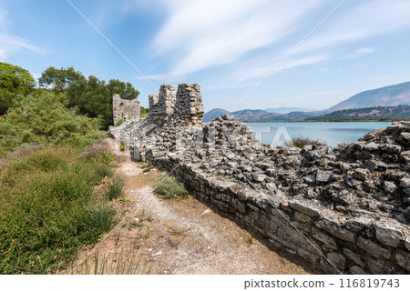 Ruins in Butrint national park, part of UNESCO heritage, Saranda, Albania Ruins in Butrint national park, part of UNESCO heritage, Saranda, Albania 116819743