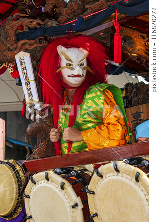 東京八王子祭、高湯橫斷面、井林、天狐舞、關東最好的花車祭之一 116820272