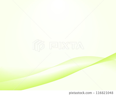 Wave background, wave, yellow-green, 2 Wave background, wave, yellow-green, 2 116821048