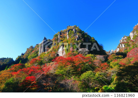 【大分縣】深秋紅葉的矢馬溪（一目了然八景） 116821960