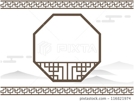 中國風相框裝飾框背景 116821974