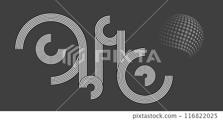 geometry abstract striped line halftone science background geometry abstract striped line halftone science background 116822025