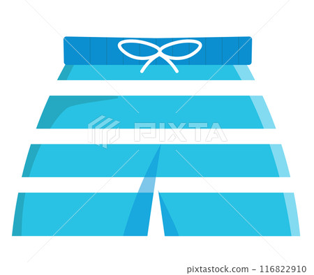 Swim trunks. Swim trunks. Vector illustration Swim trunks. Swim trunks. Vector illustration 116822910
