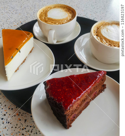 Two cups of coffee 116823197