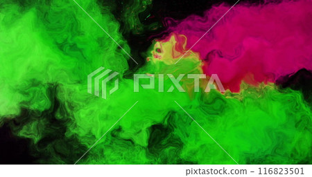 Image of waving green and pink background Image of waving green and pink background 116823501
